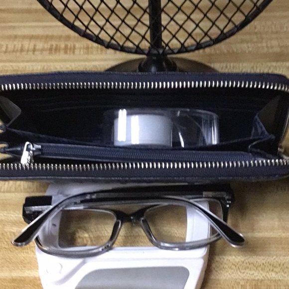 Furla Leather Ostrich Embossed Wallet - Picture 4 of 6